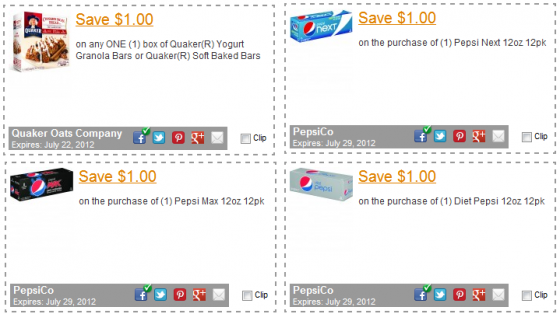 Pepsi Moments to Save COupons