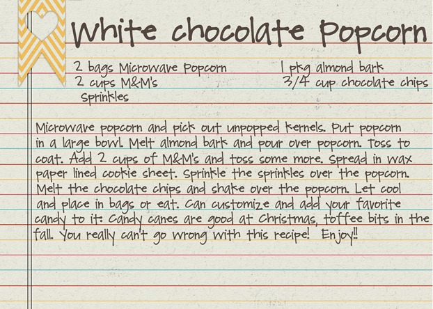 recipe card