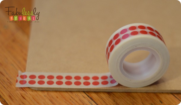 tape on