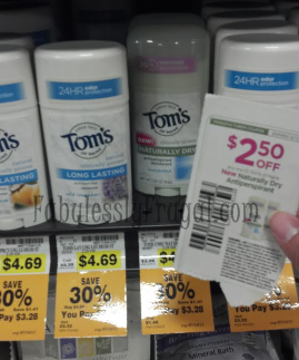 Toms deodorant