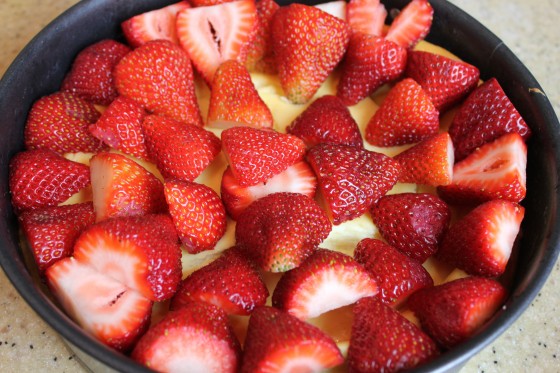 cheese cake strawberries full