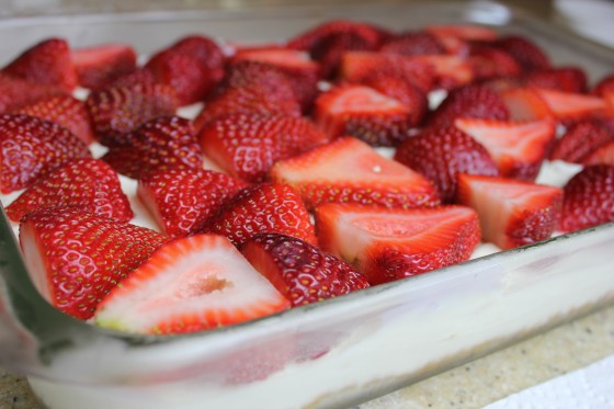 no bake cheese cake strawberries