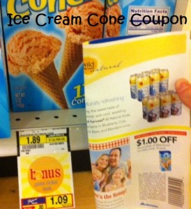 ice cream cones