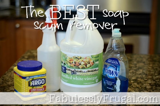 soap scum remover recipe