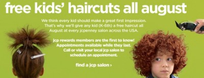 Free kids haircuts
