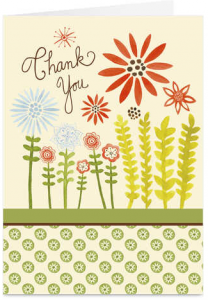 thank you card