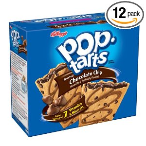 PopTarts Chocolate Chip Semi Frosted 12 ct