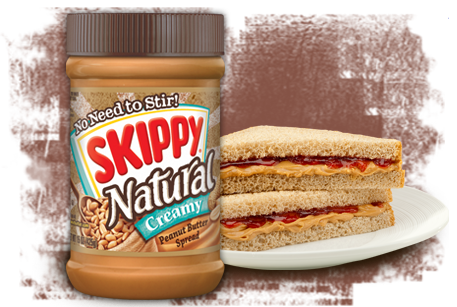 skippy natural peanut butter