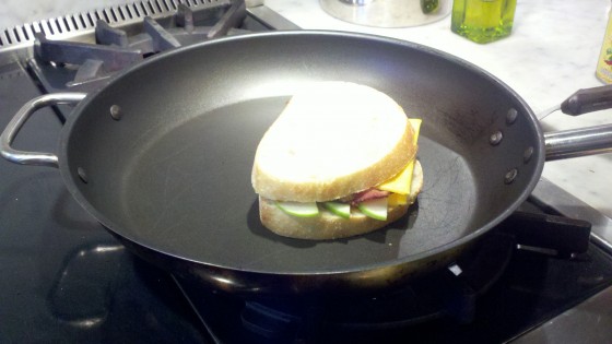 panini in a pan