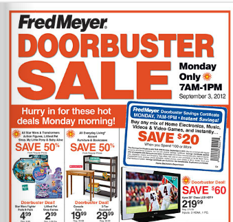 Fred Meyer Labor Day Doorbuster deal