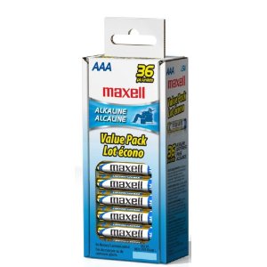 Maxell 723815 LR03 AAA Cell 36 Pack Box Battery