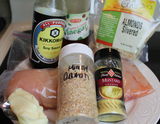 almond chicken ingredients