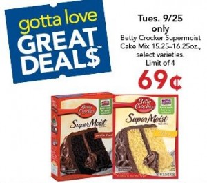 daily deal cake