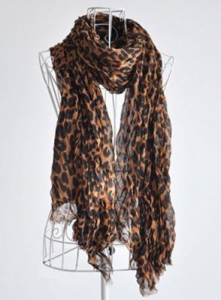 leopard scarf