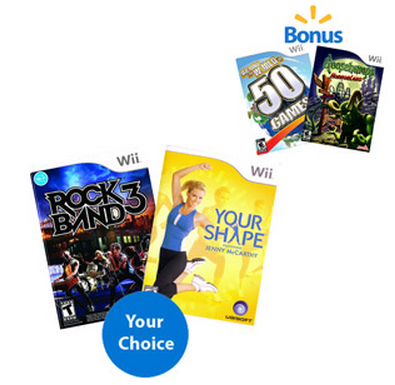 4 Wii Games