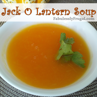 Jack O lantern Soup