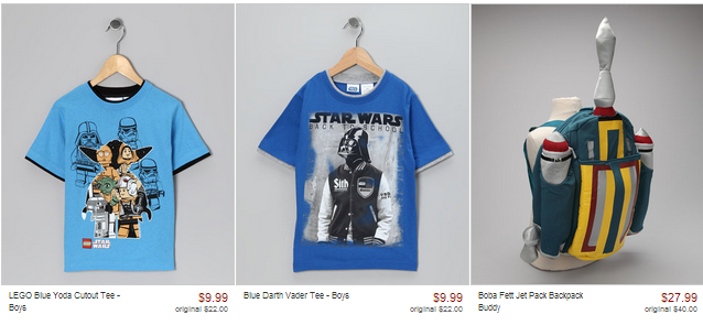 Zulily star wars row