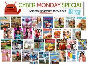 cyber monday magazine deal