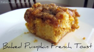 pumpkin french toast