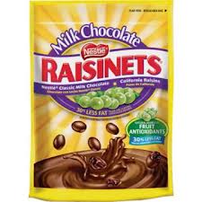 raisinets stand up bag candy product image