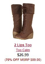 2 lips too calm boots