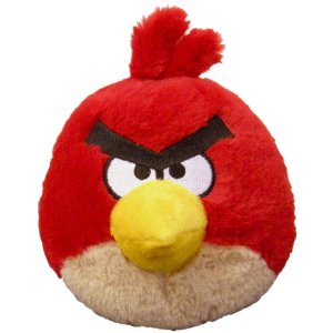 Angry Birds Plush 8-Inch Red Bird with Sound