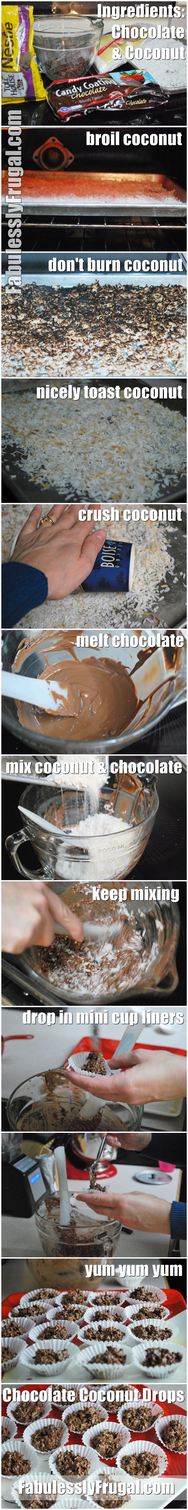 Coconut Chocolate Drops Recipe