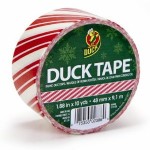 Duck Brand Candy Cane Printed Duct Tape, 1.88-Inch x 10 Yards, Single Roll