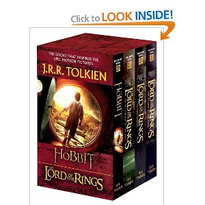 JRR Tolkien 4 Book Boxed Set The Hobit and Lord of the Rings