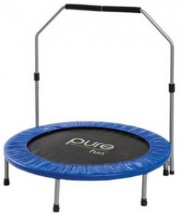 Pure Fun 9005MTH 40-Inch Mini Trampoline with Handrail