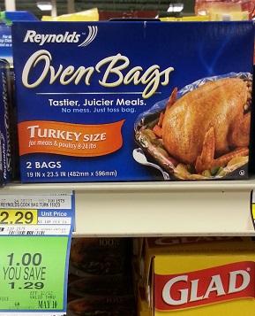 Reynolds Oven Bags Turkey Bags