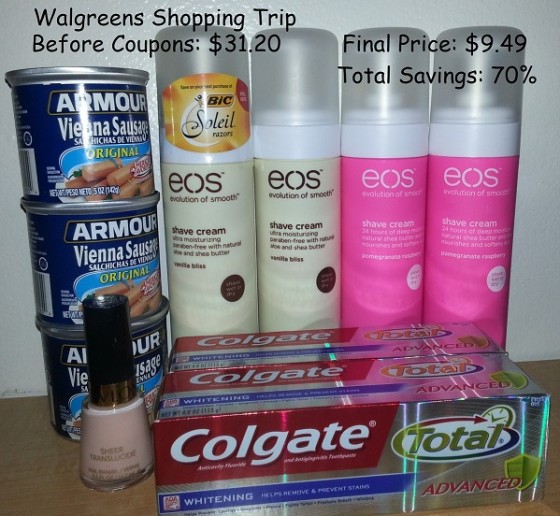Walgreens Shopping Trip EOS, Colgate, Revlon, 12-2 to 12-8