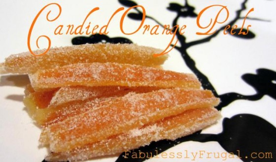 candied orange peels