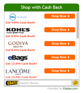 ebates widget