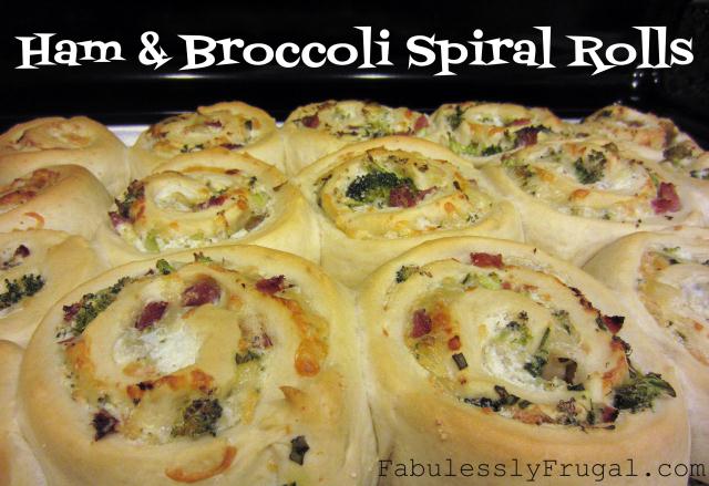 ham cream cheese spiral rolls