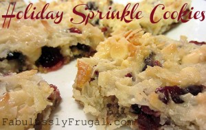 holiday sprinkle cookies
