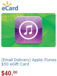 itunes gift card deal at walmart