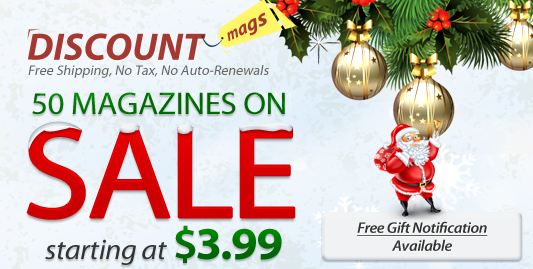 last minute magazine gift sale