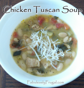 Chicken Tuscan soup