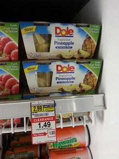 Dole Frozen Fruit Cup Pineapple