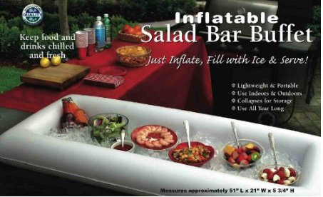Inflatable salad bar
