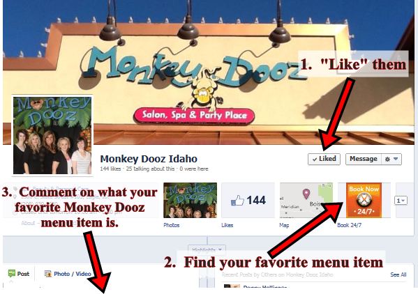 Monkey Dooz Facebook Page