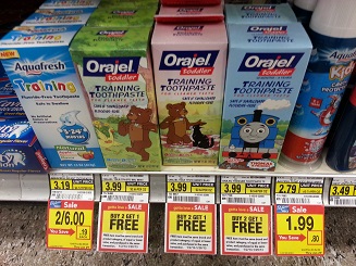 Oragel Training Toothpaste