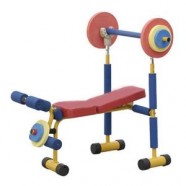 Redmon Fun and Fitness Exercise Equipment for Kids wight bench set