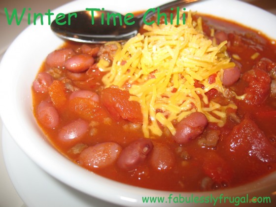 Winter Time Chili