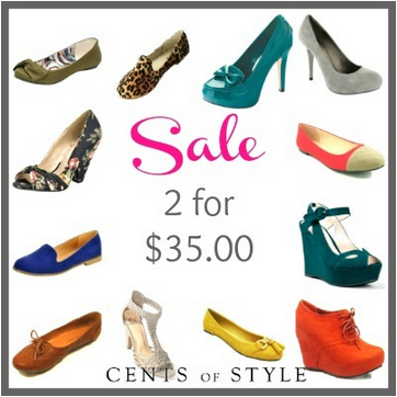 cents of style shoe sale