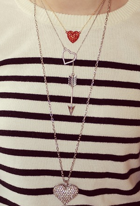 cents of style valentines necklaces