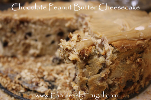 chocolate peanut butter cheesecake