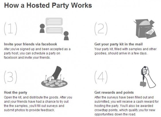 how a hosted party works