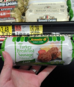 jennie-o turkey breakfast sausage roll at walmart